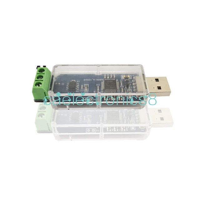 Module Adaptateur USB Vers CAN TJA1051T/3 - Non Isolé Avec Coque - Pour Bus CAN