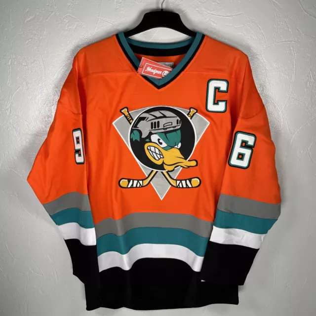 Charlie Conway Mighty Ducks #96 Headgear Classics Movie Authentic Hockey  Jersey