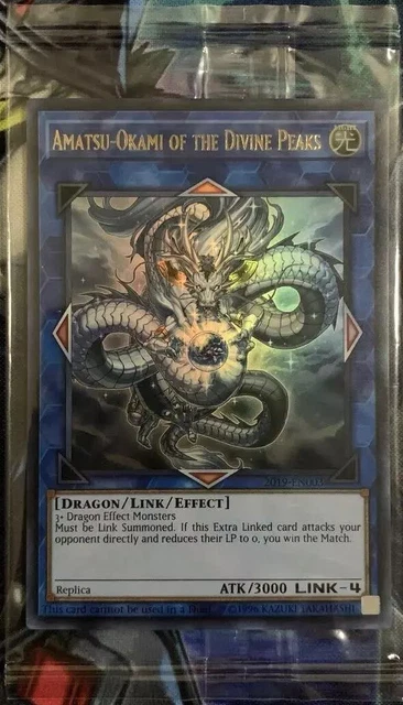 AMATSU-OKAMI OF THE Divine Peaks Field Center Card - Yugioh