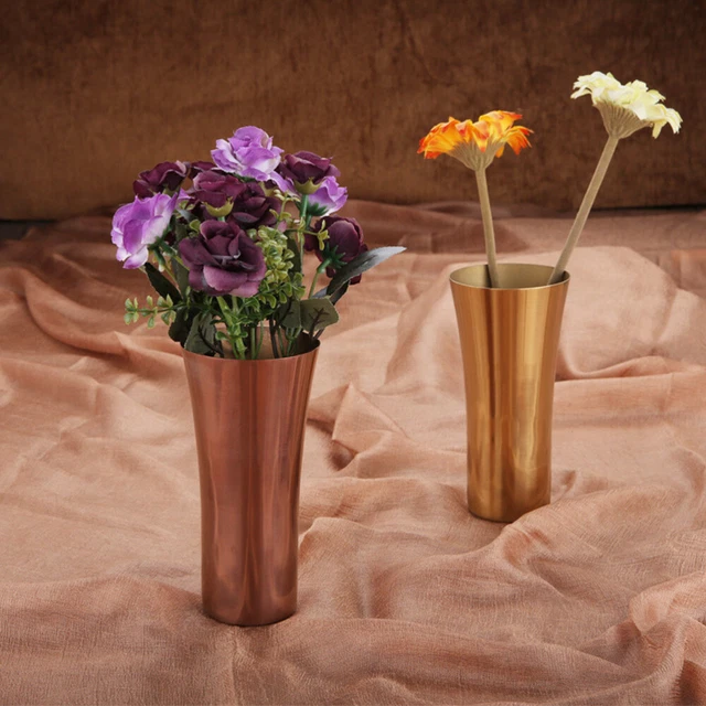 304 Stainless Flower Vase Retro Style Container Vintage Home Decor Wedding