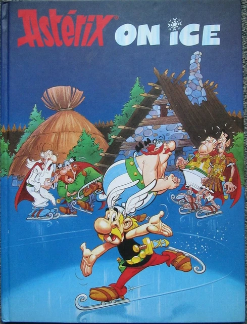 uderzo - asterix on ice - sur glace - RARE dossier promo 1996 - allemand