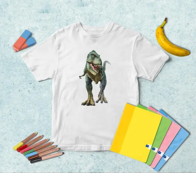 Tyrannosaurus Rex Dinosaur T-shirt | Choose Color | Boys Girls Kids TS068