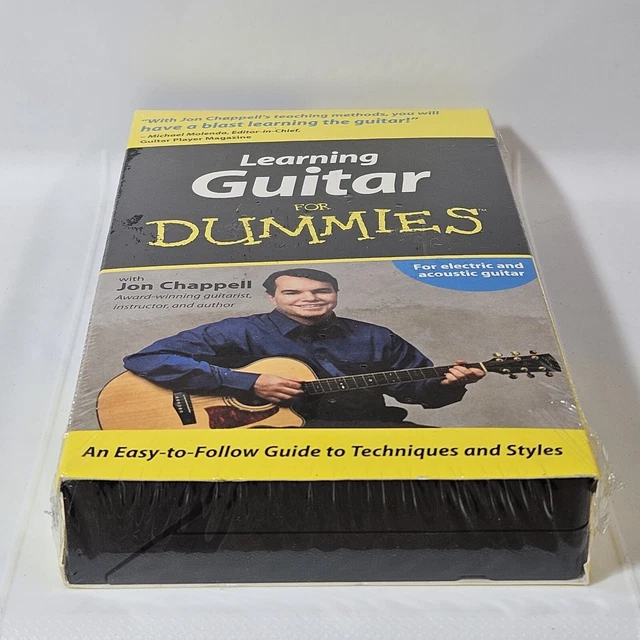 GUITAR FOR DUMMIES With Jon Chappell (VHS, 2001) NEW / SEALED £3.64