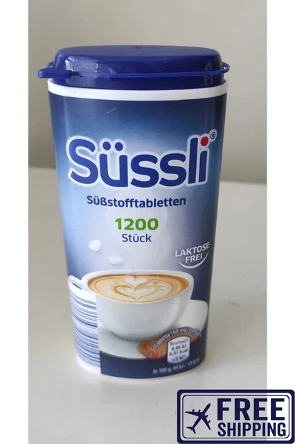Compresse dolcificanti Süssli | 1200 compresse | made in Germany | SPEDIZIONE GRATUITA
