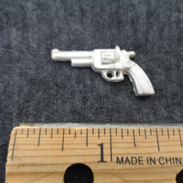 #1 Vintage Original Hartland Lone Ranger Figure Gun Pistol Revolver Part
