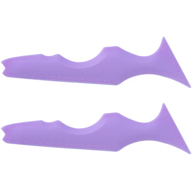 Delineador de ojos regla de belleza de silicona aplicadores moho 2 piezas