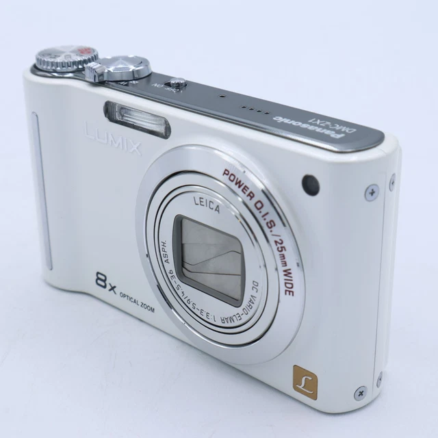 PANASONIC LUMIX ZX1 Digital Camera White DMC-ZX1-W Excellent