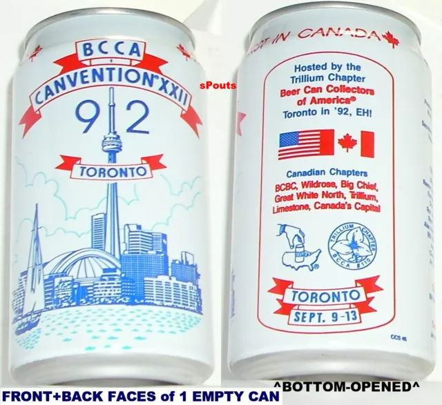 1992 Toronto City Sky-Line Brew Can Collectors America Bcca Convention 22 Canada