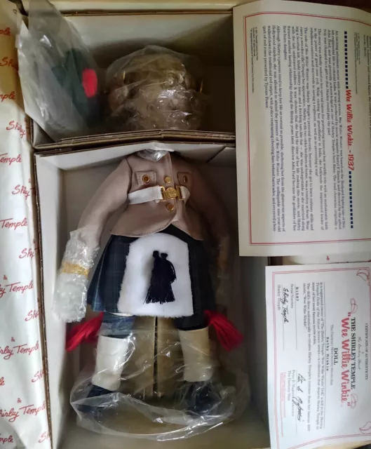 Shirley Temple WEE WILLIE WINKIE Dolls of Silver Screen 🆕©1986 20th CF/Danbury