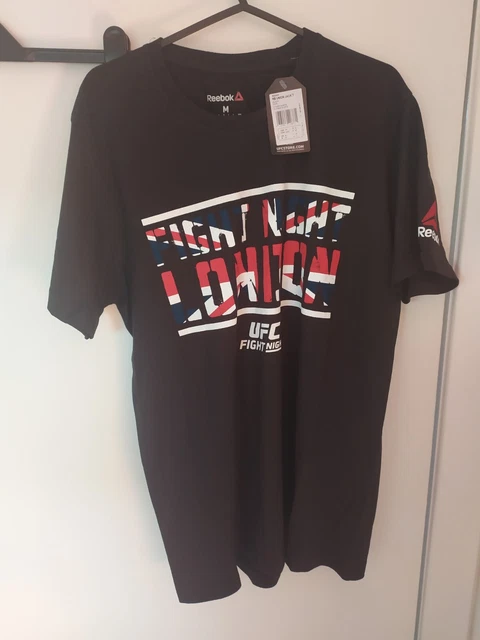 Mens UFC London Reebok T Shirt New Medium mma