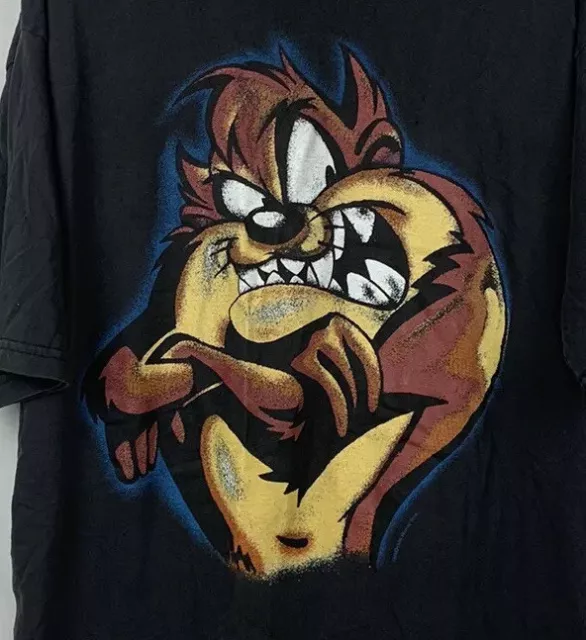 VINTAGE TAZ T Shirt Warner Bros 1996 Promo Looney Tunes Tasmanian Devil ...