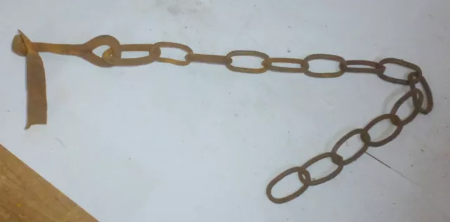alte Eisenkette Kette rostig Gliederkette ca 0,5 m lang  🌿 Metall Stahlkette