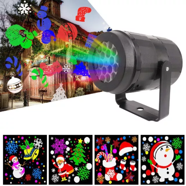 Outdoor Christmas Laser LED Projector Lights Waterproof Garden Stage Party Decor