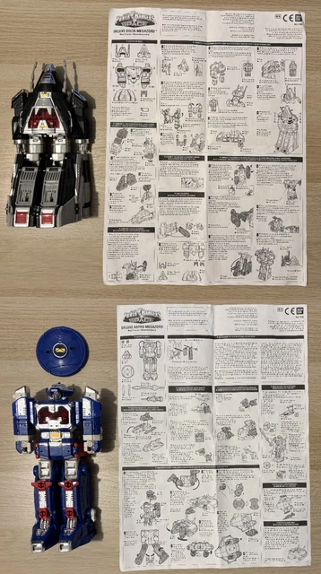 Bandai Power Rangers In Space Deluxe Astro Megazord 1997 RARE As Is