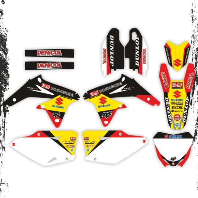 Suzuki Rmz 450 2008 - 2017 Kit Grafica