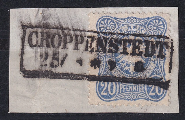 64981) CROPPENSTEDT Prov. Sachsen nachverwendeter Preußen-Stempel