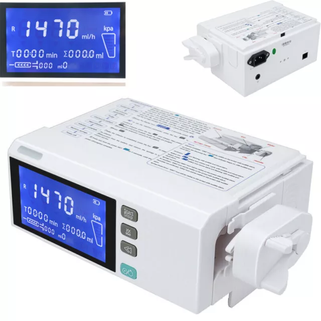 Newest Rechargeable ICU Single Channel Syringe Pump IV infusion Pump Medical