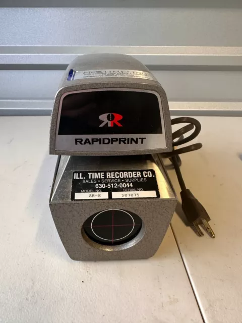 RapidPrint Electric Time Recorder Stamp