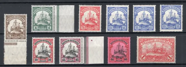 Deutsch-Ostafrika aus 30-39 ** postfrisch Einzelmarken auswählbar