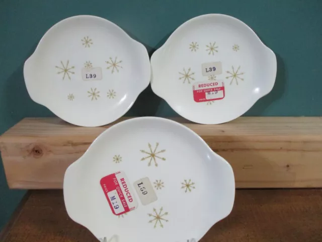Royal China Star Glow Tab Handled Cake / Pie Plates Origional Prices