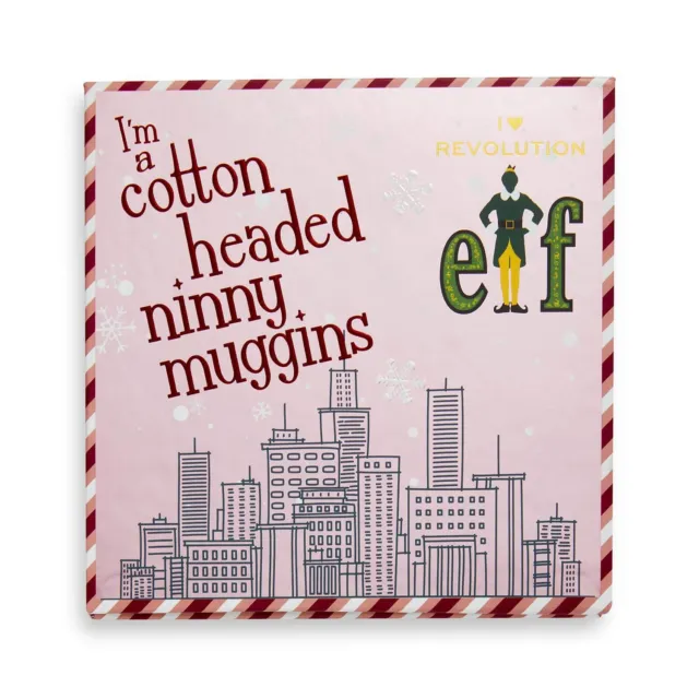 I Heart Revolution x Elf Palette Cotton Headed Ninny Muggins New in Box Make Up