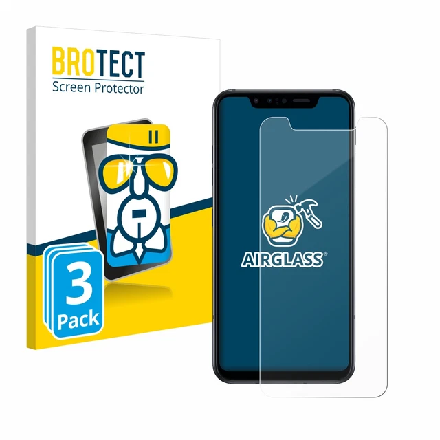 3x BROTECT Panzerglasfolie für LG G8s ThinQ Schutz Glas Folie 9H Panzerfolie
