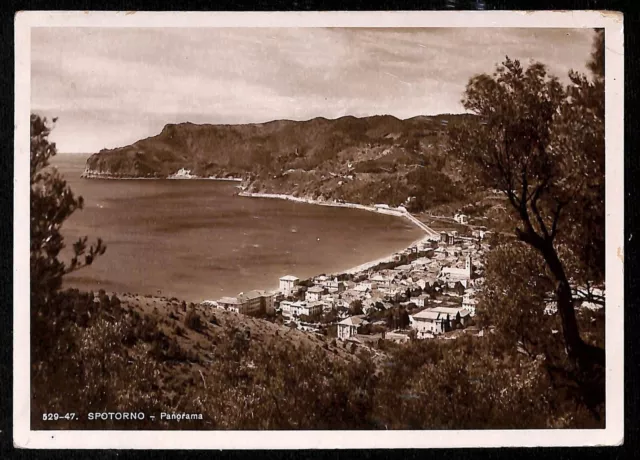 ab7728 -  CARTOLINA  D'EPOCA - Savona Provincia - SPOTORNO