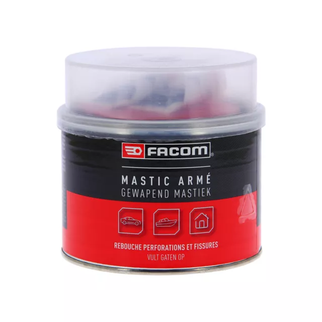 FACOM mastic polyester armé 600g réparation fissures et perforations carrosserie 2