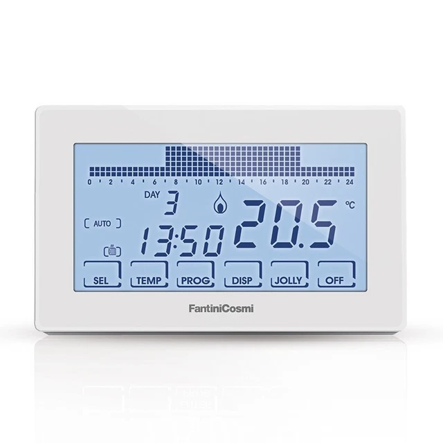 Fantini Cosmi CH180 Thermostat Programmable Hebdomadaire Tactile, La Batterie