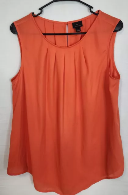 Worthington, Womens Tank Top, Size L, Orange