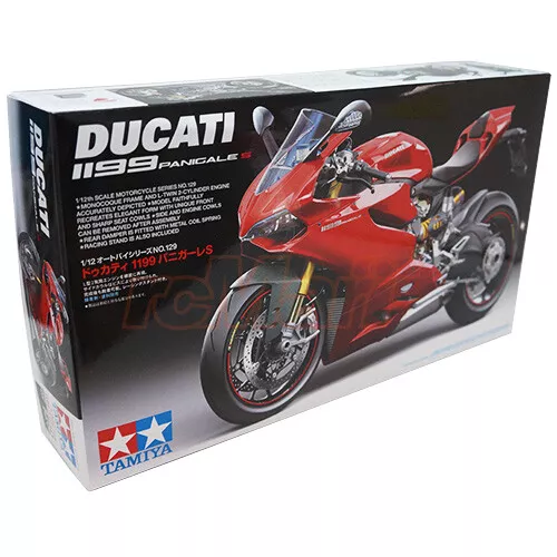 Tamiya 1/12 Scale Motorcycle Series Ducati 1199 Panigale S Scale Model Kit#14129