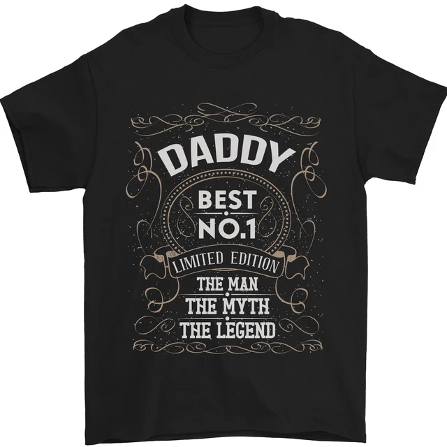 T-shirt Rockeur Biker Grand-père - Manches Courtes - Aspect Usé - Coton