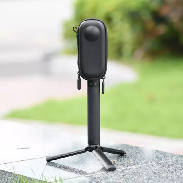 Hartschalen-Schutzhülle PU-Tragetasche für Insta360 One X3/2 (schwarz)