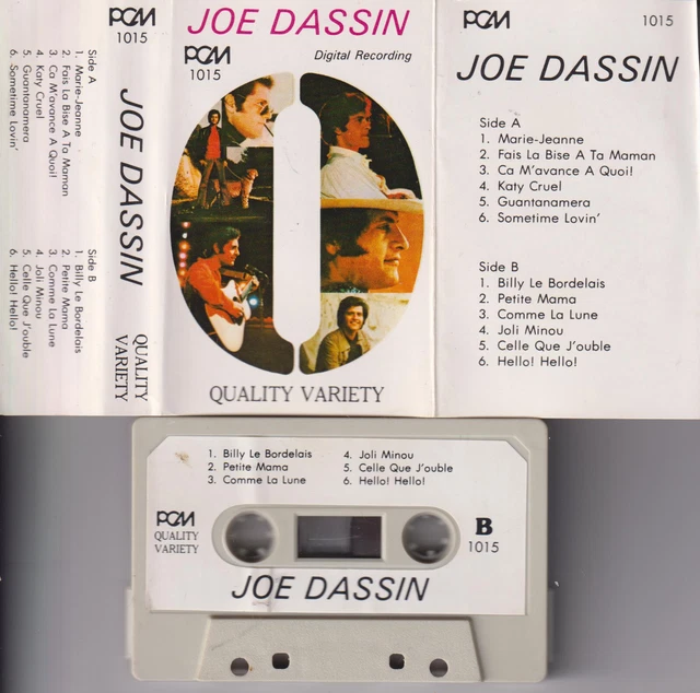 Joe Dassin  Tres Rare   Cassette K7 Audio Etrangere