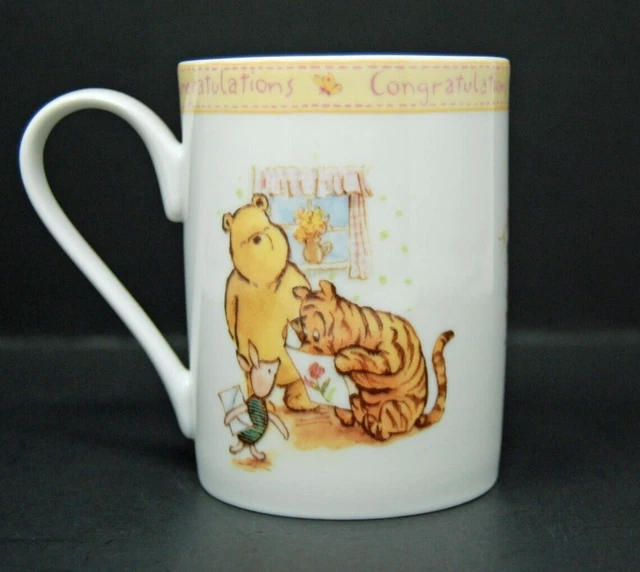 ROYAL DOULTON WINNIE the Pooh Congratulations Coffee Tea Mug Cup Vintage £11.15 PicClick UK