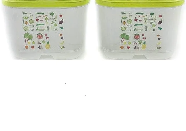 Tupperware Fridge Smart Small 1.1L Double Vented Container Red Coral 3993A-2