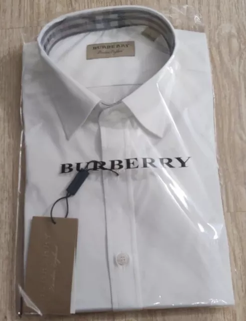 New Authentic Burberry Henry Dress Shirt/ size XL / White/ $265/ fast shipping