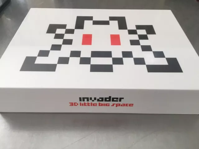 Invader - 3D Little Big Space - Numérotée / 5000 - gravée , signée