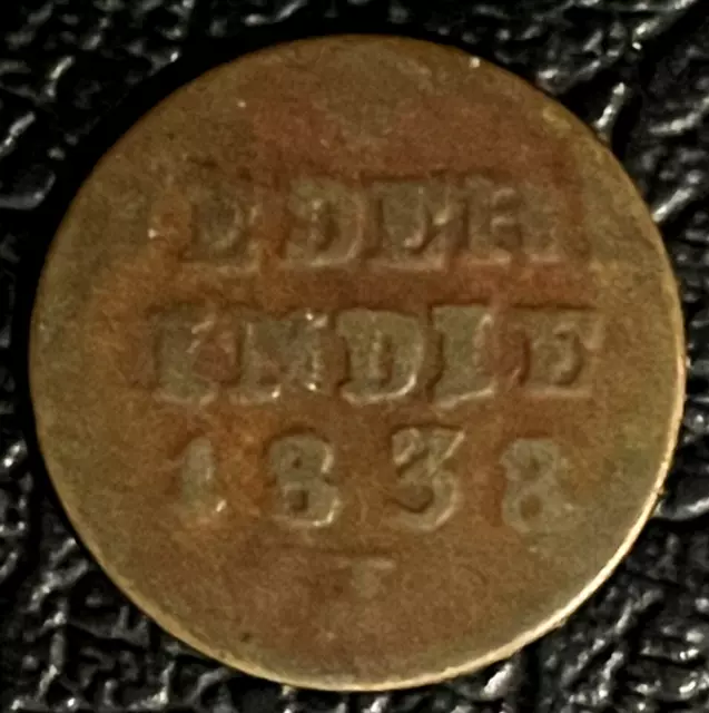 Netherlands East Indies / Sumatra / Indonesia 1838 ● 1 Cent / Duit coin Willem I