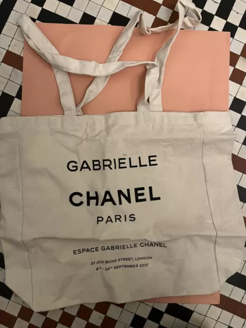 Natural Cotton V&A Chanel Exhibition Tote Bag