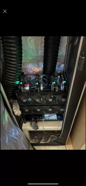 Crypto Mining Rig Comes With 7 Gpu 3080ti 3070ti And 3060