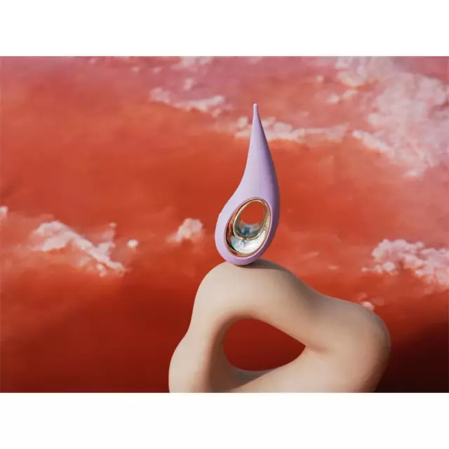 Lelo Dot Estimulador De Clitoris Color Lila Vibrador Pareja 2