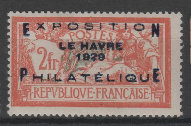 FRANCE STAMP TIMBRE N° 257 A " MERSON EXPOSITION HAVRE 1929 " NEUF x TTB  N747