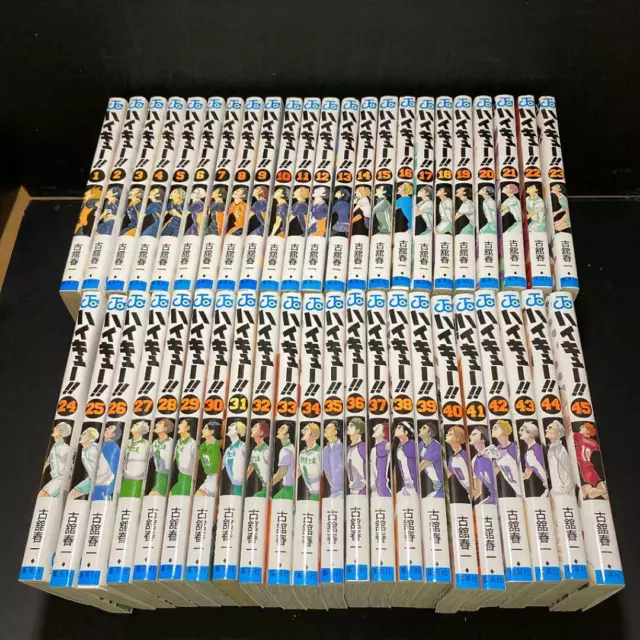 Haikyuu  vol. 1-45 Comics Manga Complete Set Jump Shonen 【Japanese language】