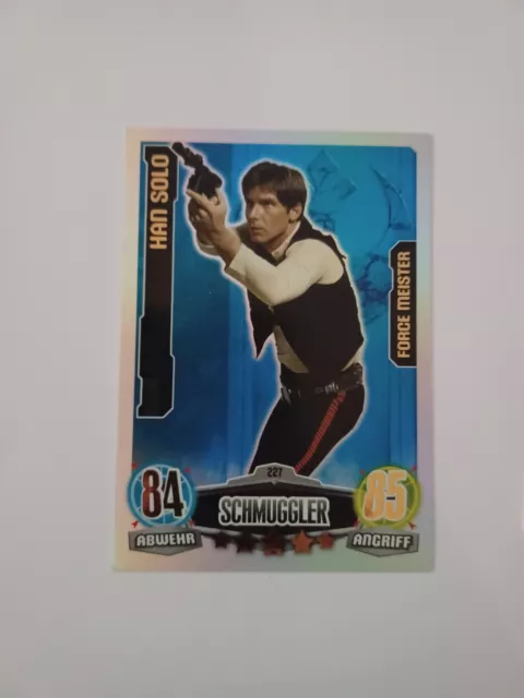 Force Attax Movie Cards 1 227 - HAN SOLO - Force Meister - Schmuggler - Allianz