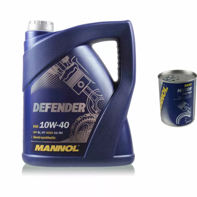 5L Olio Motore MANNOL Defender 10W-40 1x MANNOL Motore Doctor