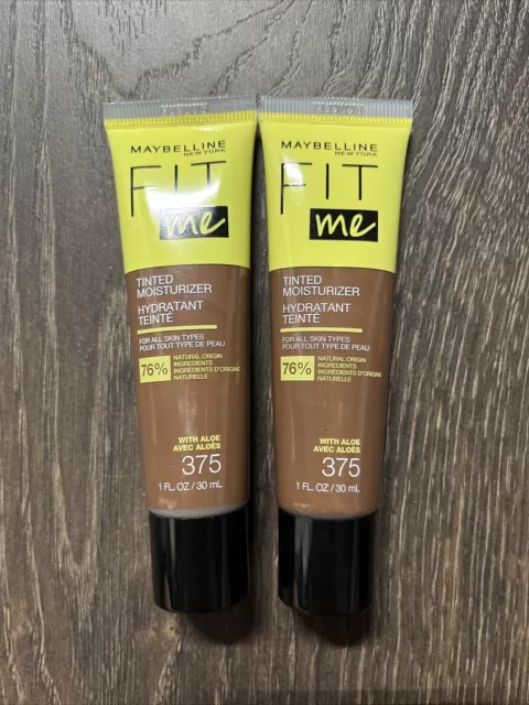 Maybelline Fit Me Tinted Moisturizer #375 - Lot of 2