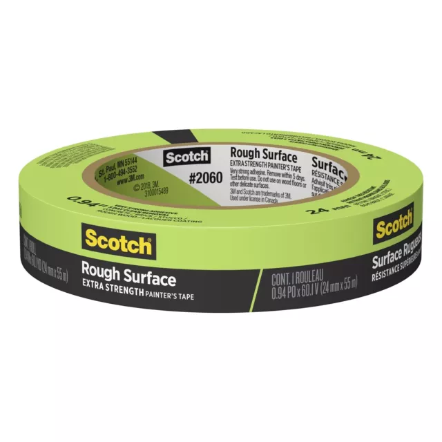 Scotch 24mm x 55m Rough Surface Extra Strength Painter's Masking Tape