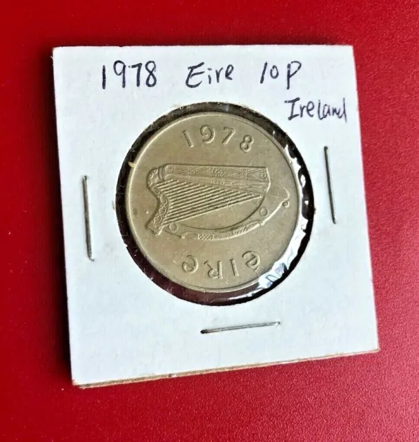 1978 Eire 10P Irland Münze - Schöne Welt Münze