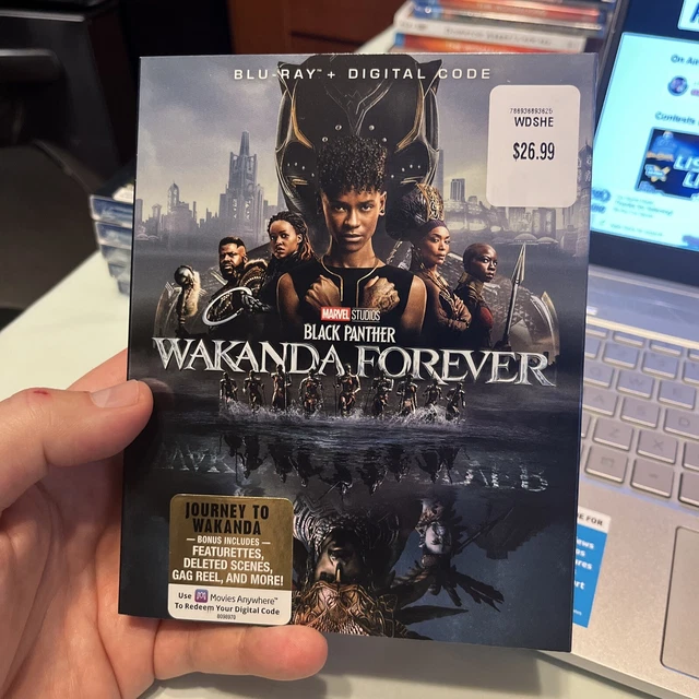 Click Forever BLACK PANTHER: WAKANDA Forever (2022) Blu-Ray + Digital + Slipcover New ...
